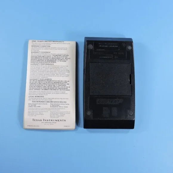 Vintage Texas Instruments Calculator Business Analyst - For Repair, Battery Dead - Picture 10 of 13